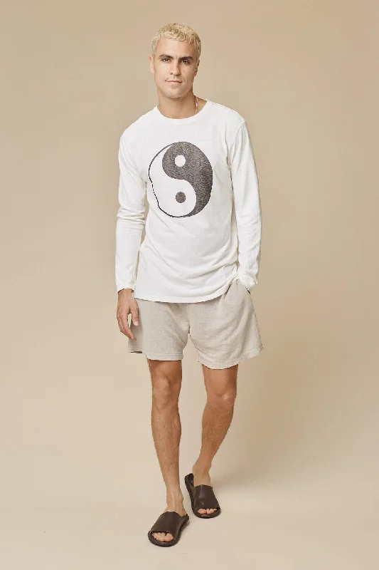 Yin Yang Jung Long Sleeve Tee Traditional Women's Wool
