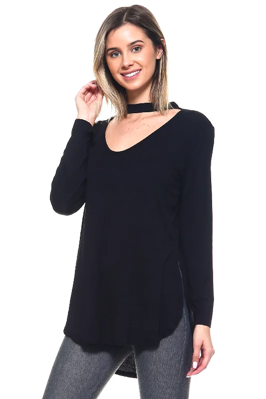A Little Of Your Love Choker Tunic Top Dynamic Women's High - energy