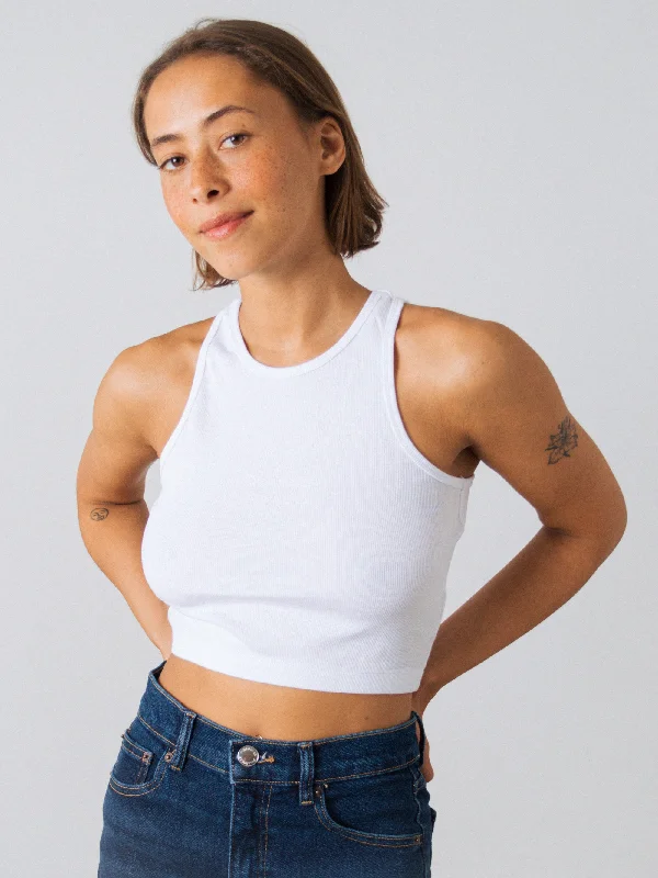 Racerback Crop Top Bold Women's Statement
