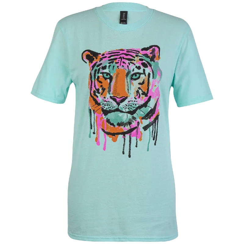 Painted Tiger T-Shirt Refined Women's Classic 