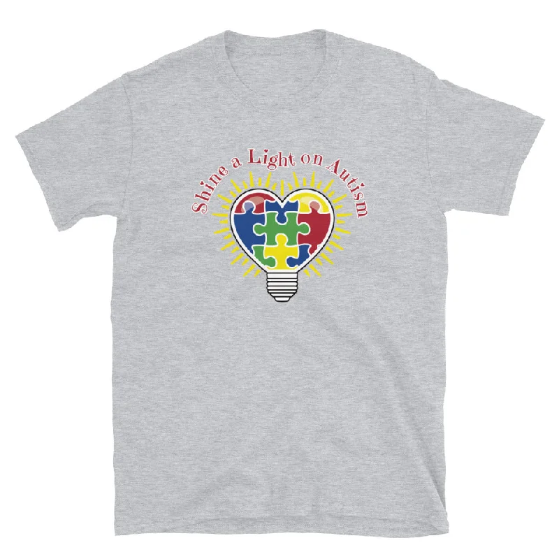 Shine a Light on Autism T-Shirt Confident Women's Power