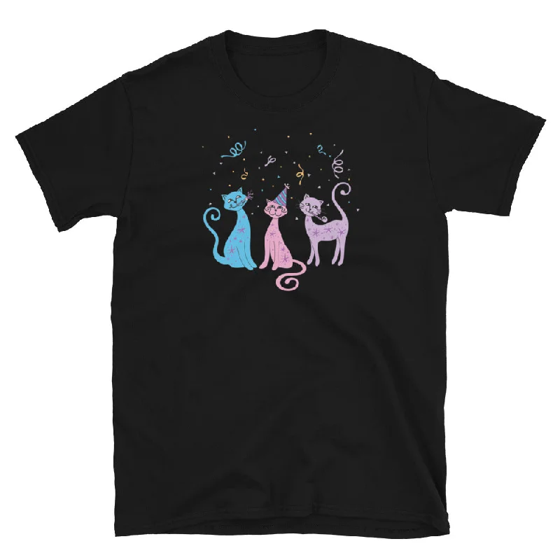 Celebration Cats T-Shirt Elegant Women's 