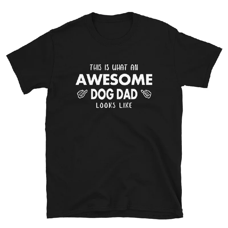 Awesome Dog Dad T-Shirt Bold Women's Animal Print