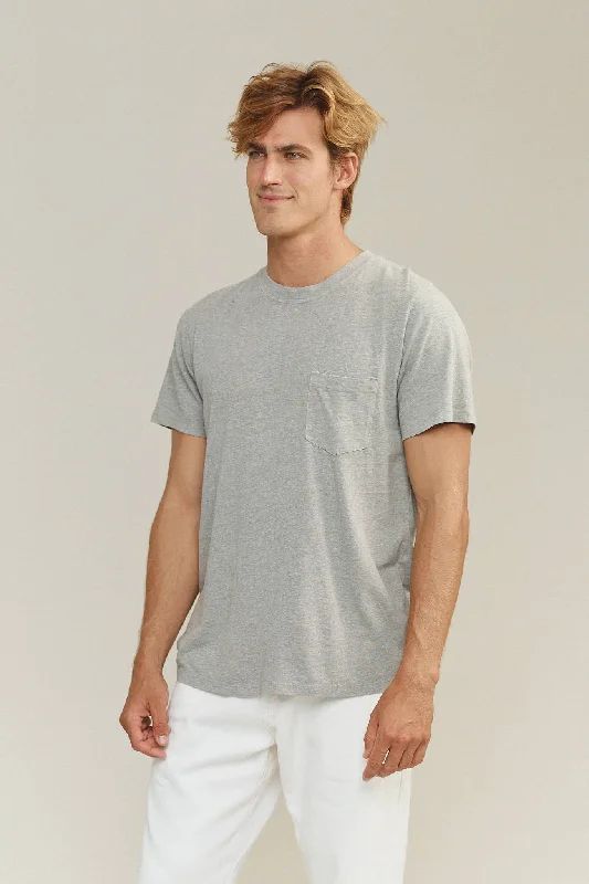 Heathered Jung Pocket Tee Sharp Women's Italian