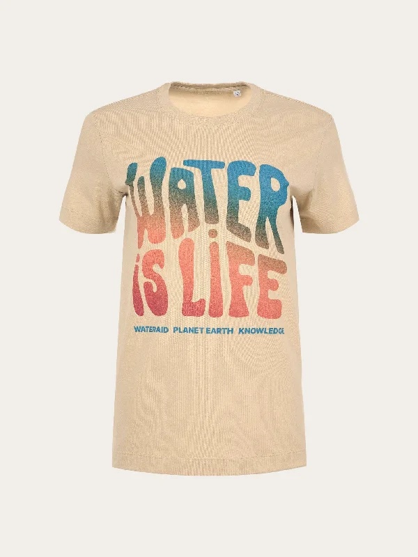 WATERAID front printed t-shirt - Safari Youthful Women's Anime - inspired