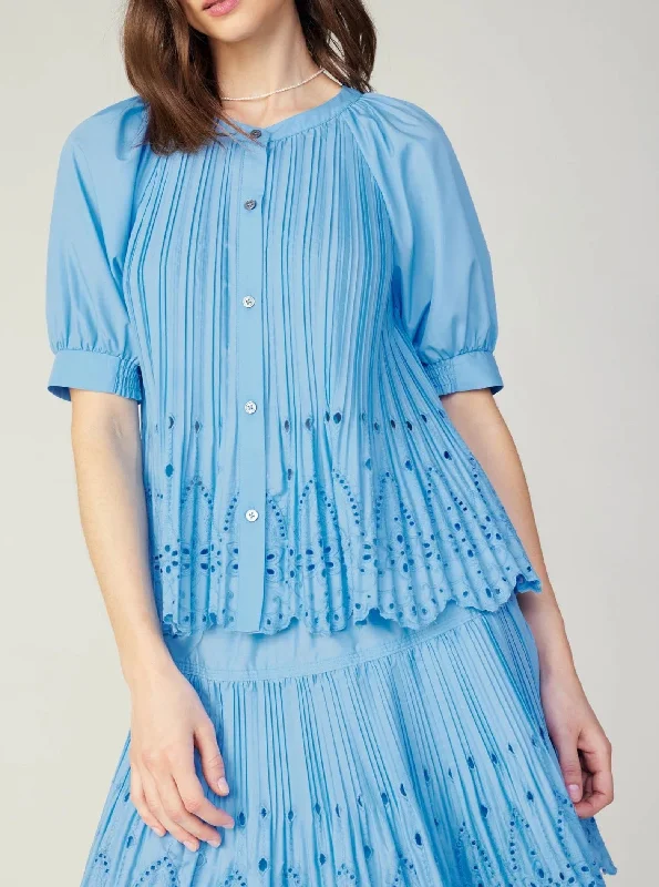 Madison Top Blue Sustainable Organic