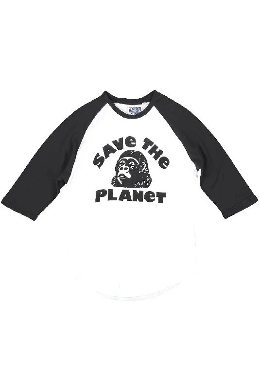 Save the Planet Stones 3/4 Sleeve Raglan Sporty Women's Tennis