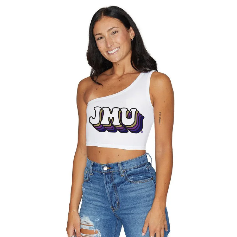 JMU Retro One Shoulder Top Dapper Women's 1920S