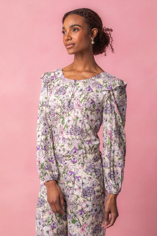 Lo Blouse in Floral Bloom - FINAL SALE Minimalist Women's Casual