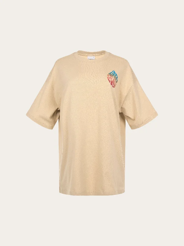 WATERAID Printed oversized t-shirt - Safari Geometric