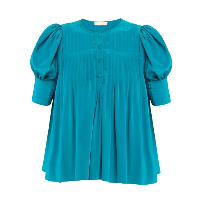 Marion Blouse in Jade Refined Women's Classic 