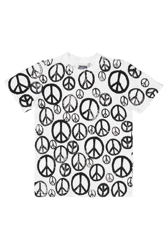 Washed White w/ Black