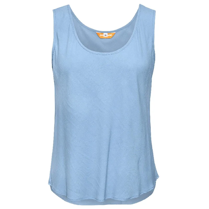 Solid Tank Top - Blue Gray Vacation