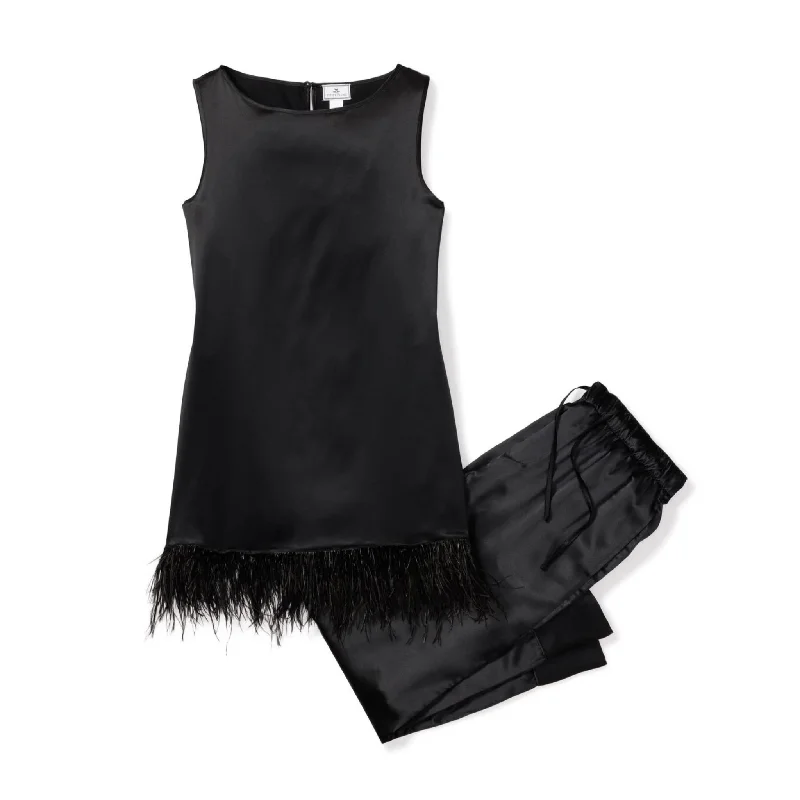 Silk/Feather Tunic Set Traditional Women's Wool