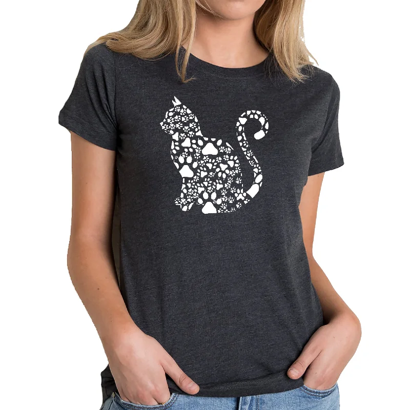 Cat Claws - Women's Premium Blend Word Art T-Shirt Rugged Women's Outdoor 