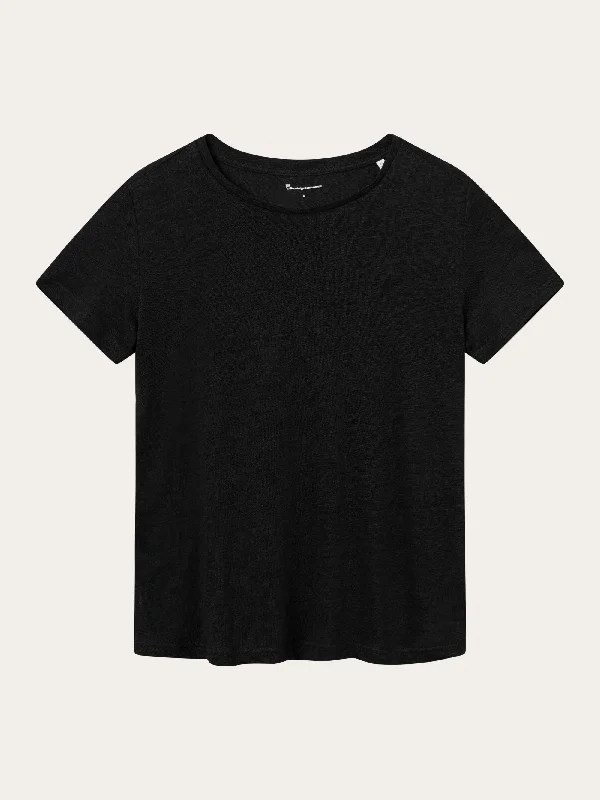 Reg linen t-shirt - Black Jet Cozy Women's Sherpa - lined