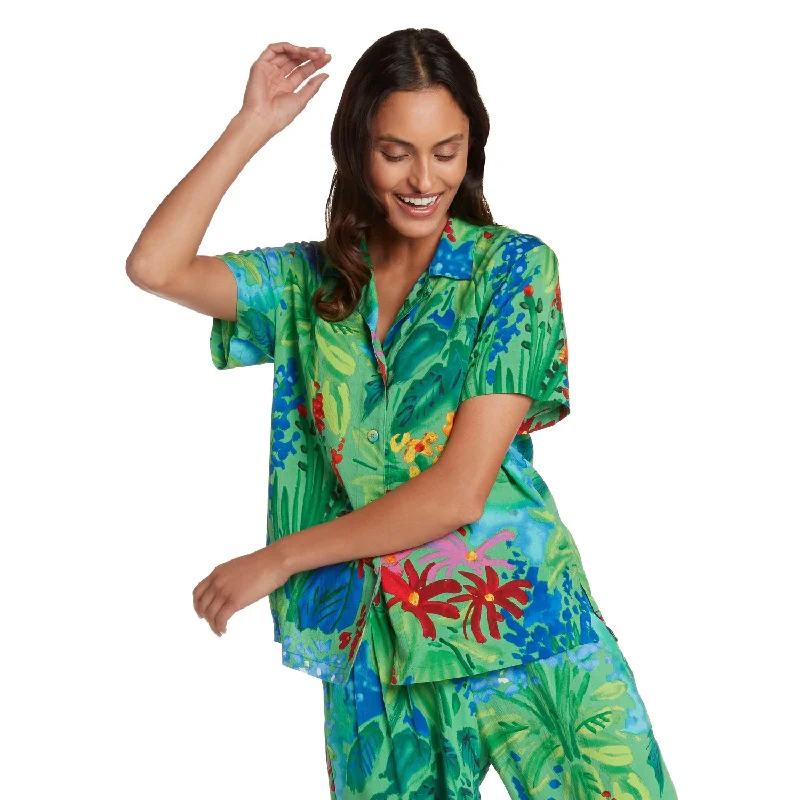 Print Top - Sea Flower Cozy Women's Winter