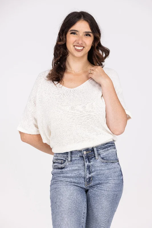 Waiting For No One Women's Oversized Scoop Neck Sweater Scandinavian