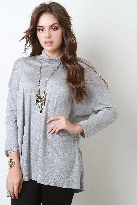 Boxy Dolman Sleeve Top Vacation